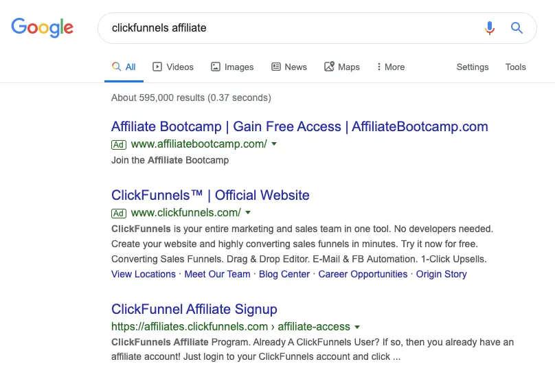 How to find affiliate programs