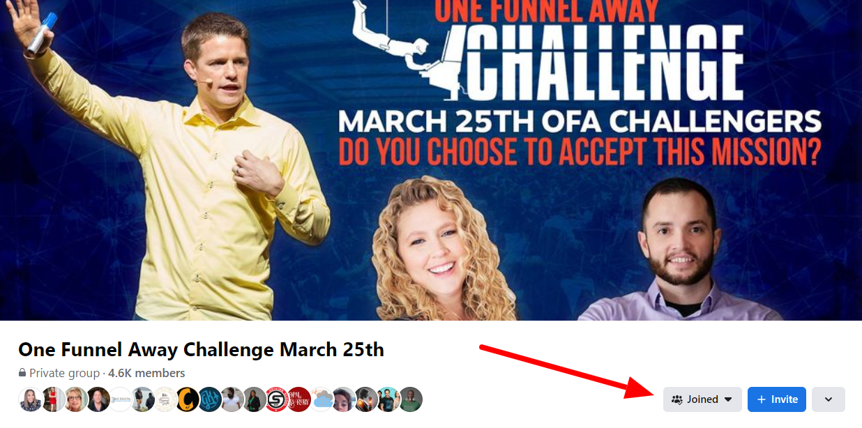 One Funnel Away Challenge March 25th Facebook