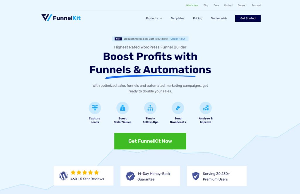 FunnelKit 1 Rated Sales Funnel Builder For WordPress
