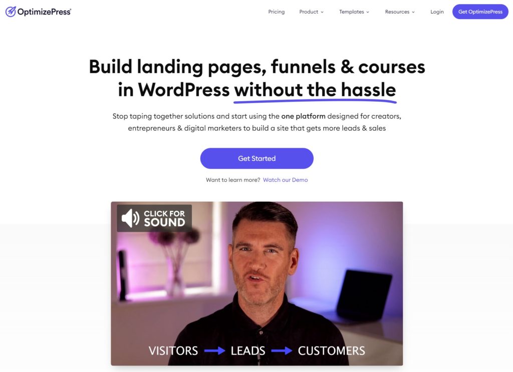 OptimizePress® Landing Pages Funnels Checkouts in WP 1